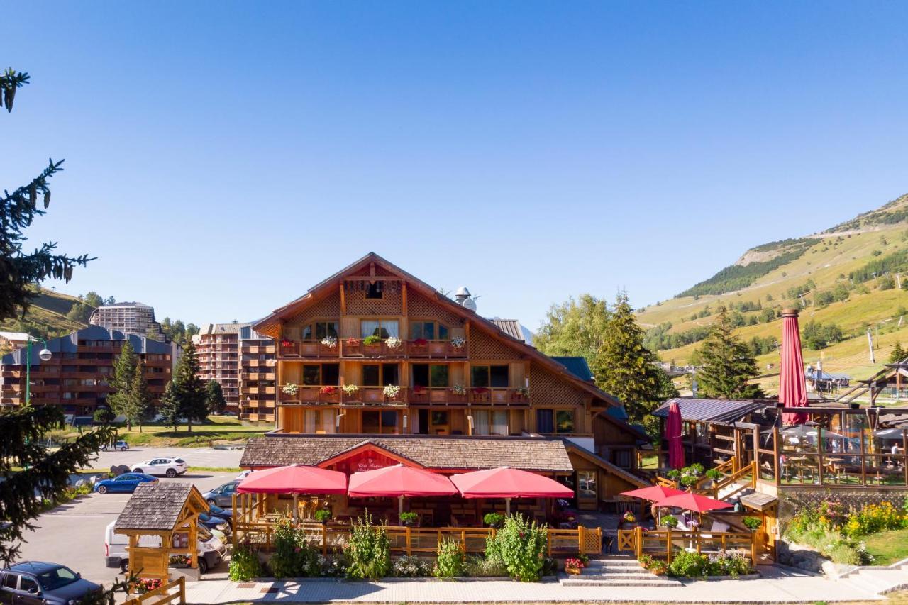 Hotel Cote Brune Les Deux Alpes Exterior foto